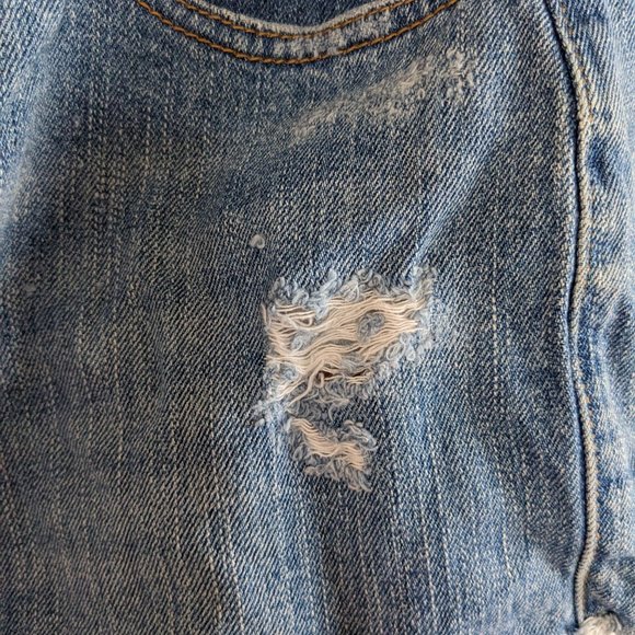 High Rise Denim Shorts - Picture 3 of 7